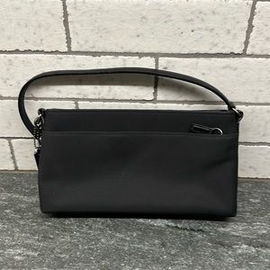 Coach performance fabric mini shoulder bag, black, NWOT